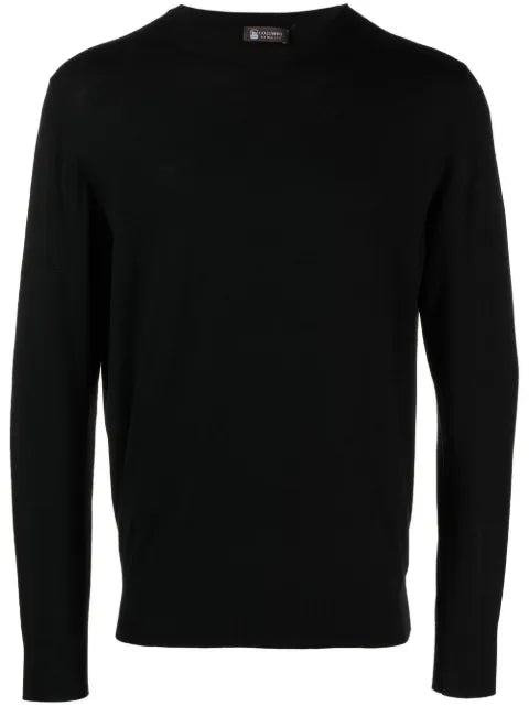 Colombo crew-neck wool jumper