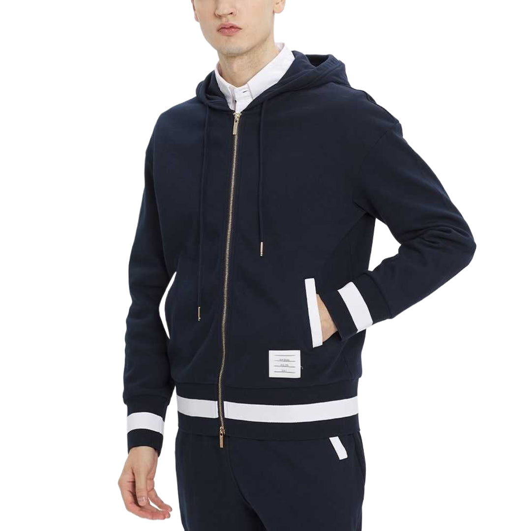 Sports Zipper Hoodie | Thom Browne