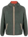 K-Way R&D reversible zip-up fleece jacket