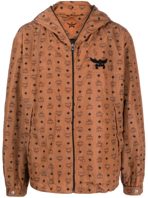 MCM monogram-print hooded jacket