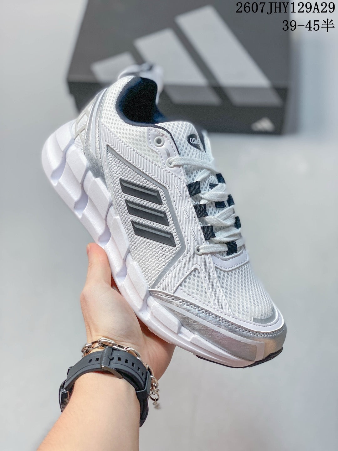 Adidas KK01550 Men's Running Shoes - 4 Colorways incl. White/Grey & White/Grey/Beige