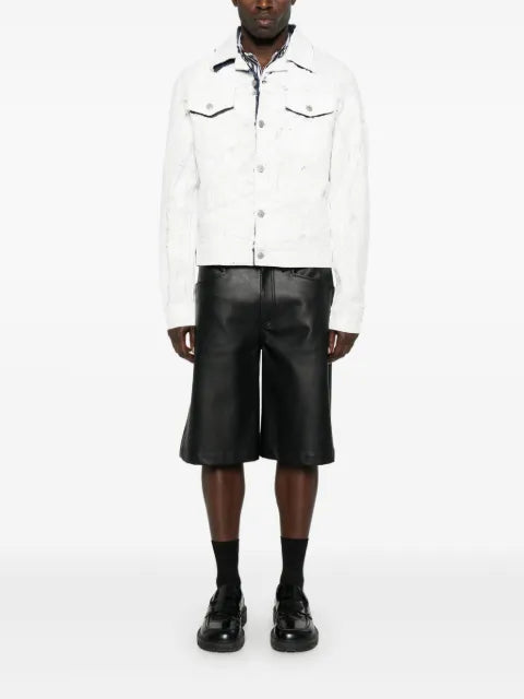 MM6 Maison Margiela coated denim jacket