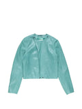 Acne Studios lizard leather biker jacket