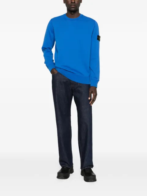 Stone Island 6100060 organic cotton fleece sweatshirt