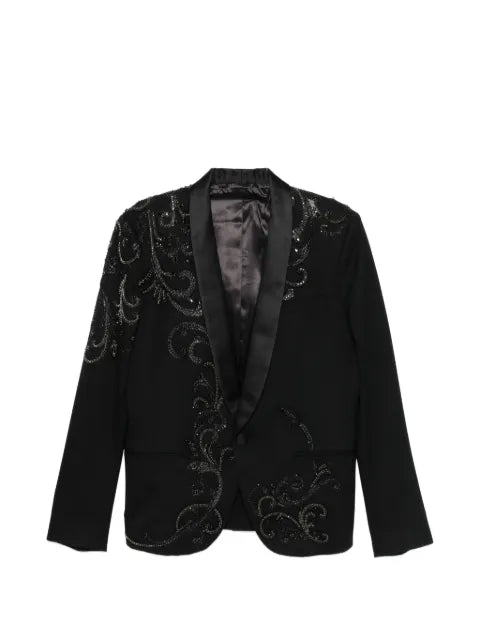 Balmain crystal-embellished blazer