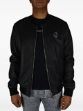 Philipp Plein logo-plaque bomber jacket