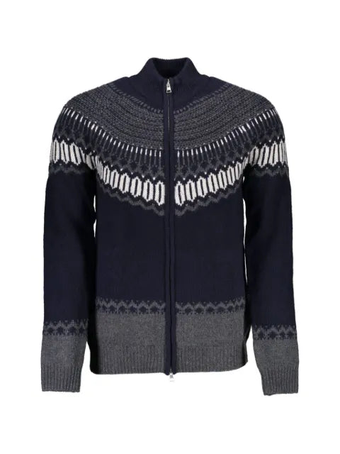 Gant Fair Isle zip-up cardigan