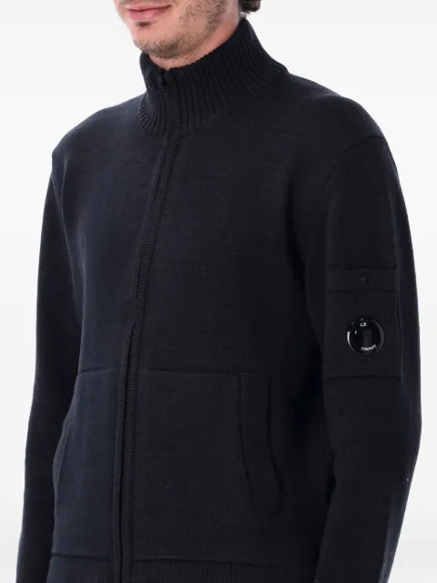C.P. Company compact cotton zipped cardigan