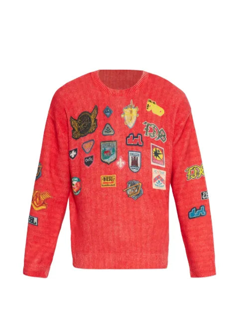 Diesel K-Patcy patch-detail sweater