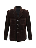 TOM FORD peak-lapel patch-pocket jacket