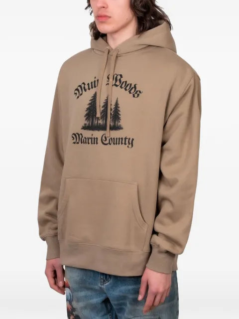 Afield Out graphic-print hoodie