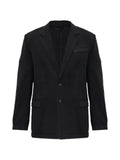 Diesel logo-plaque button-fastening blazer