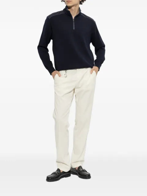 Paul & Shark quarter-zip stand-up collar sweater