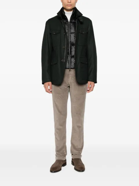 Montecore button-fastening field jacket