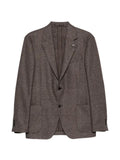 Lardini Prince of Wales-check blazer