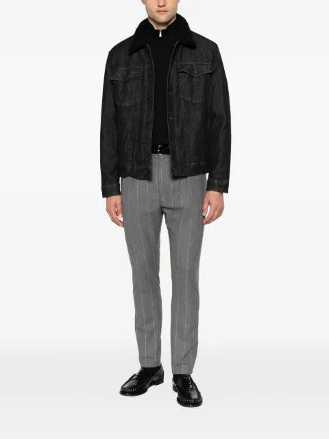 Tagliatore zip-up high-neck sweater