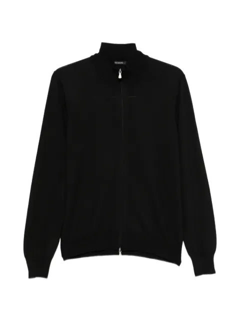 Tagliatore zip-up high-neck sweater
