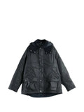 Barbour Beaufort waxed-cotton hooded jacket