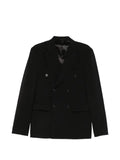 AMARANTO  double-breasted peak-lapel blazer
