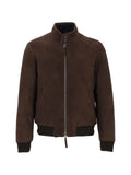 Al Duca D’Aosta 1902 zip-up suede jacket