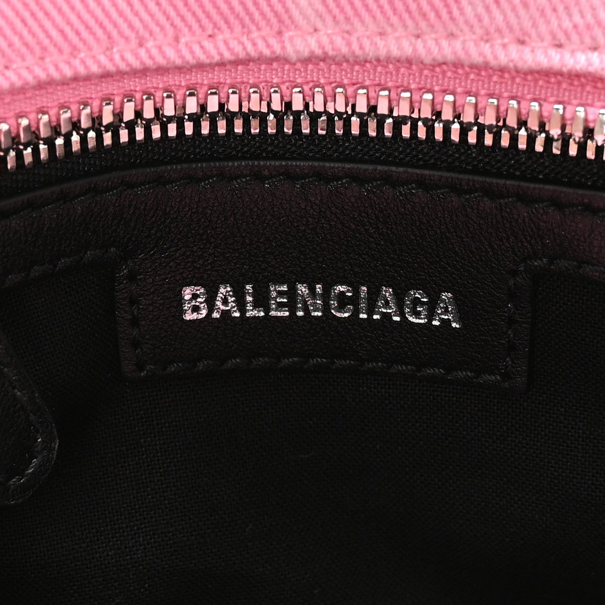 Denim BB Monogram Neo Cagole Handbag XS Pink