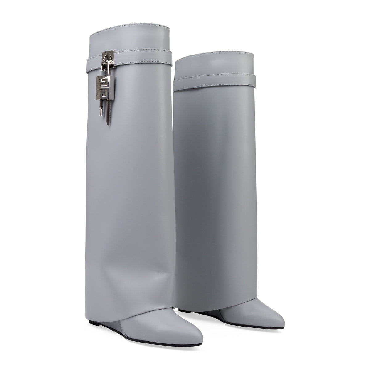 Grey Shark Lock Boots