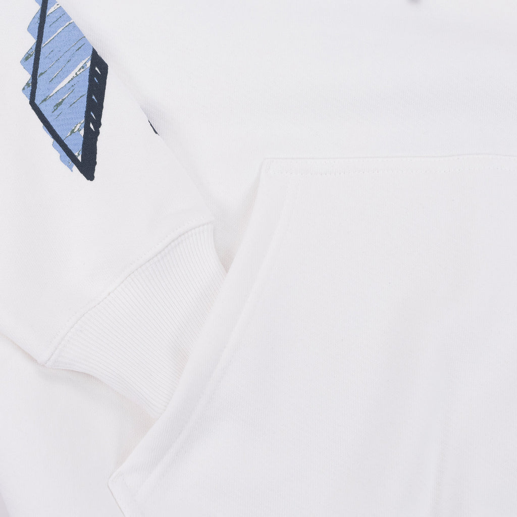 White Marker Arrow Hoodie