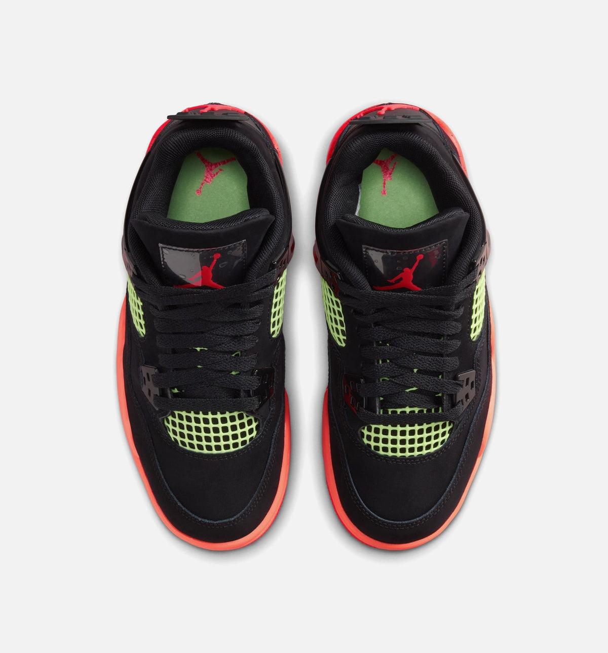 Air Jordan 4 Retro Black Infrared 23 Big Kids' Lifestyle Shoes - Black/Infrared 23/Bright Mango