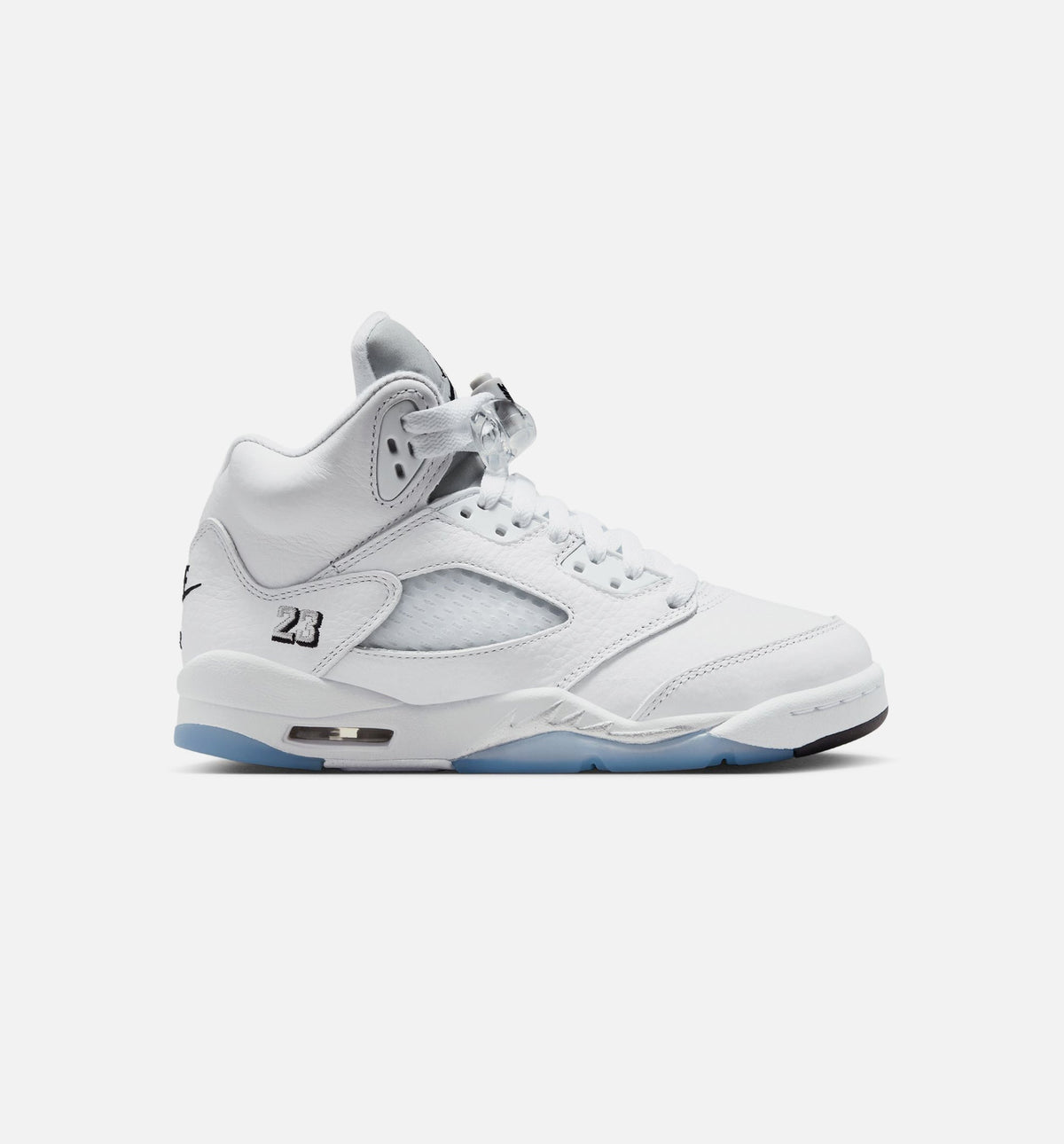 Air Jordan 5 Retro OG White Metallic Grade School Lifestyle Shoe