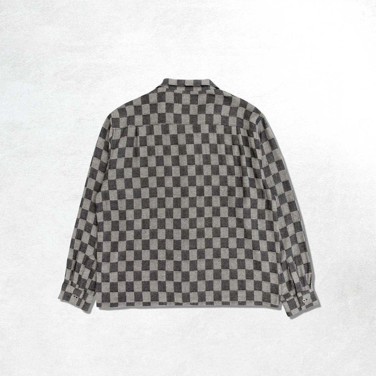 Heresy Trellis Revere Shirt: Black Check