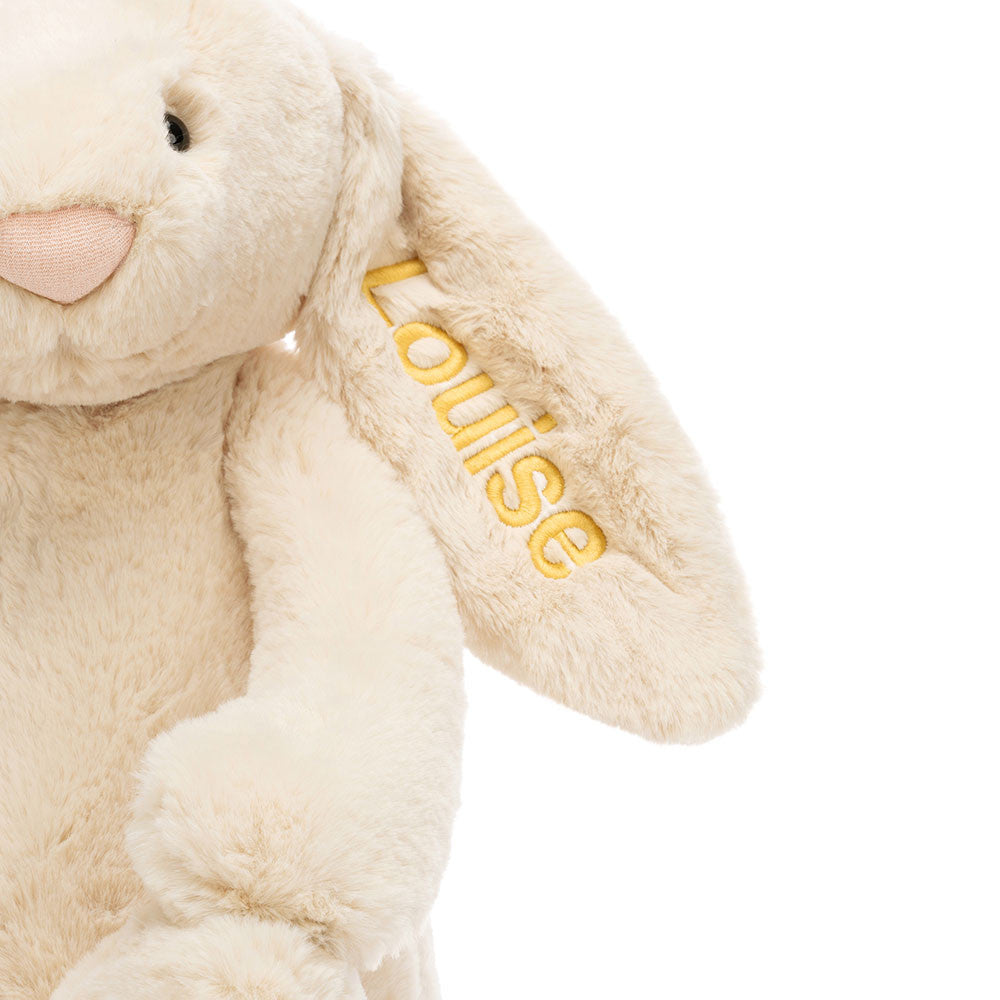 Personalized Bashful Luxe Bunny Willow Huge