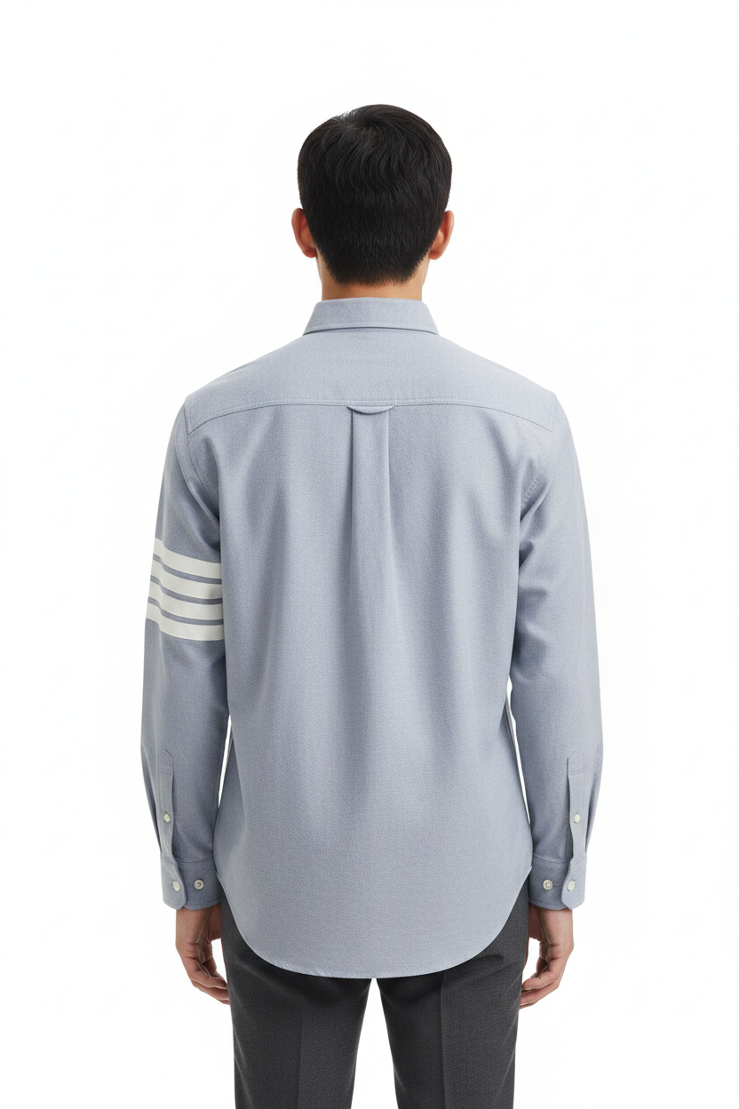 Men's Casual Oxford Shirt - 100% Cotton Button - Front Shirt | Thom Browne