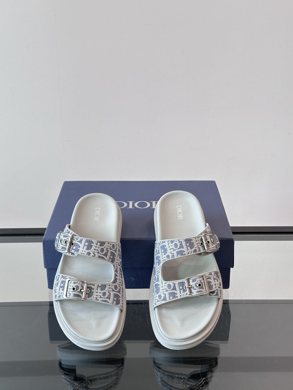 Dior Men's Double-Strap Slide Sandals