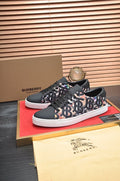 Burberry Patterned Low-Top Sneakers