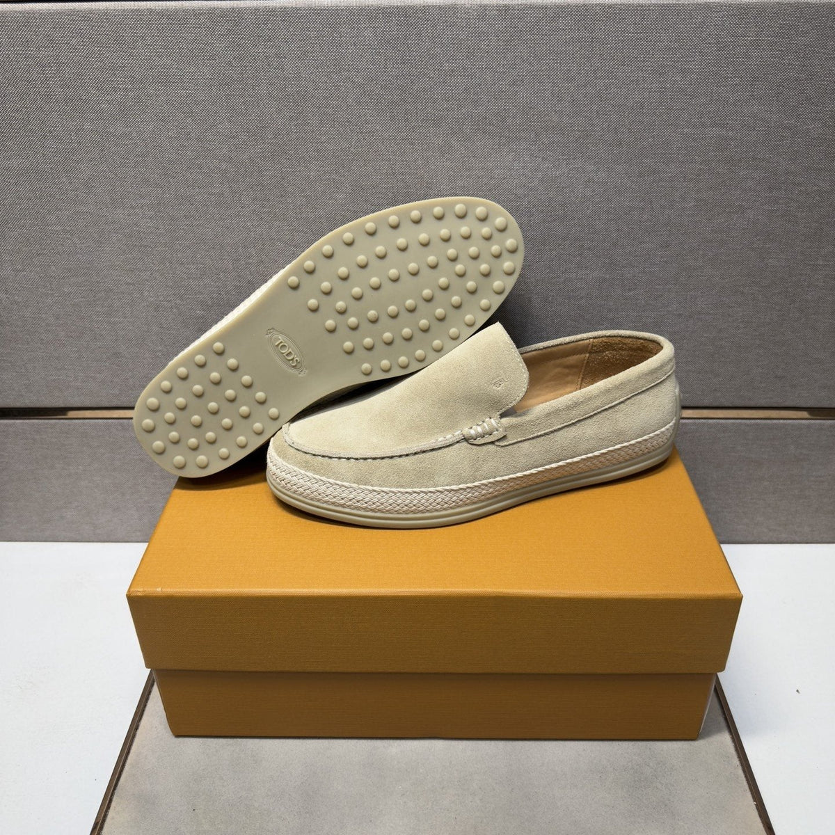 TOD'S Men's Textured Slip-On Loafers