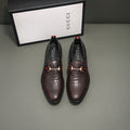 Gucci Men's Croc-Embossed Horsebit Loafers