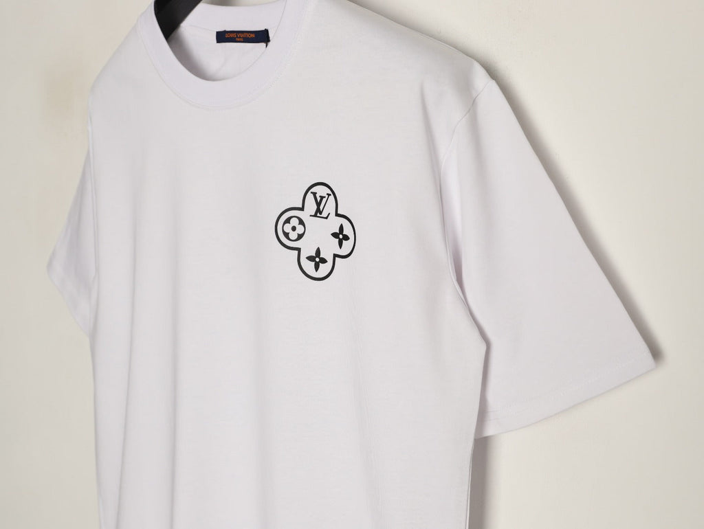 Louis Vuitton Chain-Circle LV Graphic T-Shirt - White